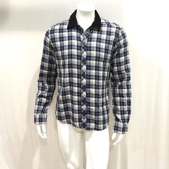 Dolce & Gabbana Other - Dolce & Gabbana Mens Madras Plaid Button Shirt